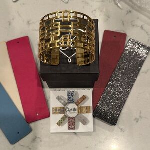 Brighton Gold Cuff Bracelet EUC